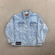 F- HOM Tupac Levi's Bandana Pattern Reworked Custom Denim Jackets