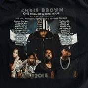 J- '15 Chris Brown One Hell Of A Nite Tour Graphic Tee - L