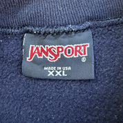J- Vintage 90s Rowan College New Jersey Embroidered Text Jansport Made In USA Crewneck - 2XL