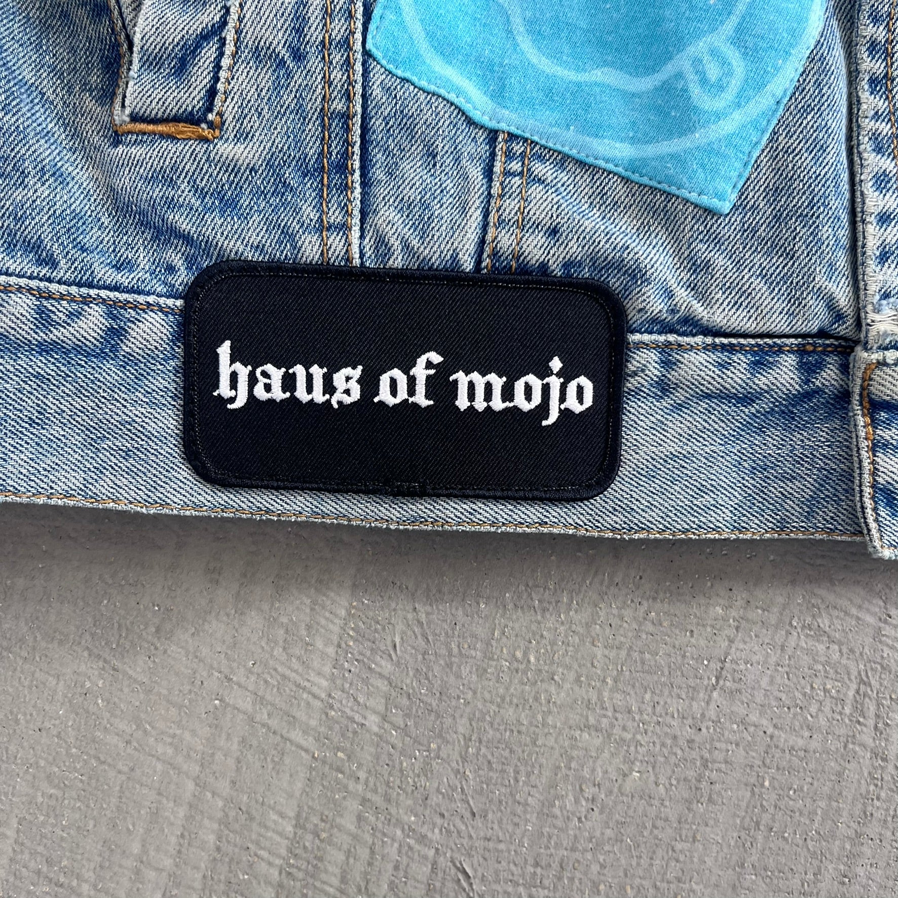 F- HOM Nirvana/Pink Floyd Corduroy Collar Reworked Custom Denim Jackets
