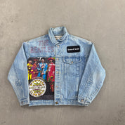 F- HOM Beatles Calvin Klein Reworked Custom Denim Jackets