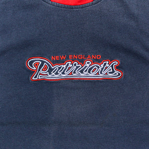 D- Vintage New England Patriots NFL Embroidered Text Tee 1