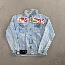 Load image into Gallery viewer, F- HOM Guns &amp; Roses Reworked Custom Denim Jackets
