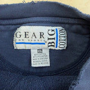 J- Vintage 90s Norwich University Text Graphic Crewneck - 2XL