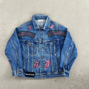 F- HOM Rolling Stones & Kiss Reworked Custom Denim Jackets