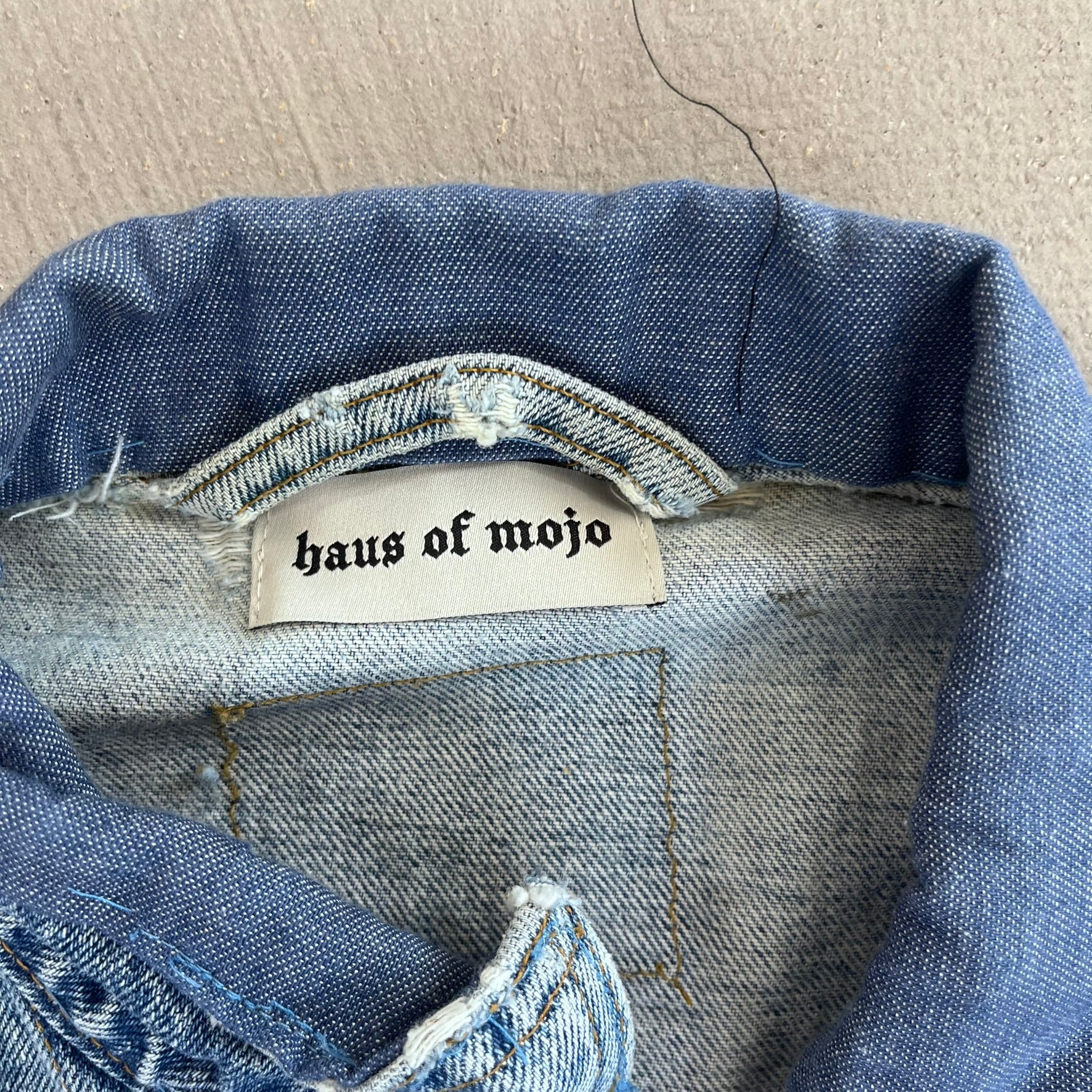 F- HOM Kiss Gene Simmons Reworked Custom Denim Jackets
