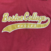 J- Vintage Starter Boston College Chenille Embroidered Text Hoodie - L