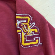 J- Vintage Starter Boston College Chenille Embroidered Text Hoodie - L