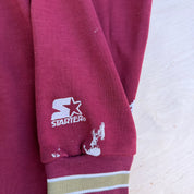 J- Vintage Starter Boston College Chenille Embroidered Text Hoodie - L