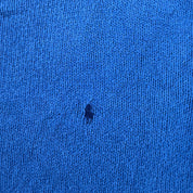 J- Vintage Polo RL Embroidered Logo Blue Knit Sweater - XL