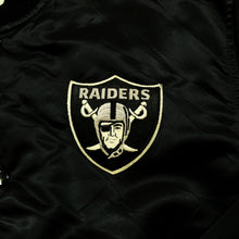 Load image into Gallery viewer, D- Vintage Los Angeles Raiders NFL Starter Satin Bomber Jacket
