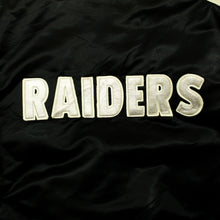 Load image into Gallery viewer, D- Vintage Los Angeles Raiders NFL Starter Satin Bomber Jacket
