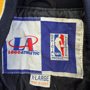 J- Vintage Los Angeles Lakers NBA Logo Athletic Embroidered Logo Varsity Jacket - XL