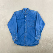 F- Vintage GAP Denim Style Button Down Shirt