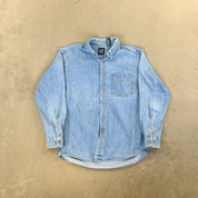 F-Vintage GAP Denim Button Down Shirt