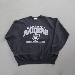 D- Vintage 1998 Oakland Raiders NFL Logo Crewneck