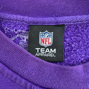J- Vintage Minnesota Vikings NFL Embroidered Logo Crewneck - XL