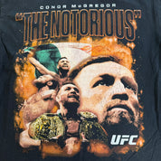 J- UFC Connor McGregor The Notorious Picture Graphic Tee - M