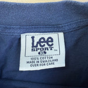 J- Vintage New York Yankees MLB Lee Embroidered Text & Logo Tee - XL