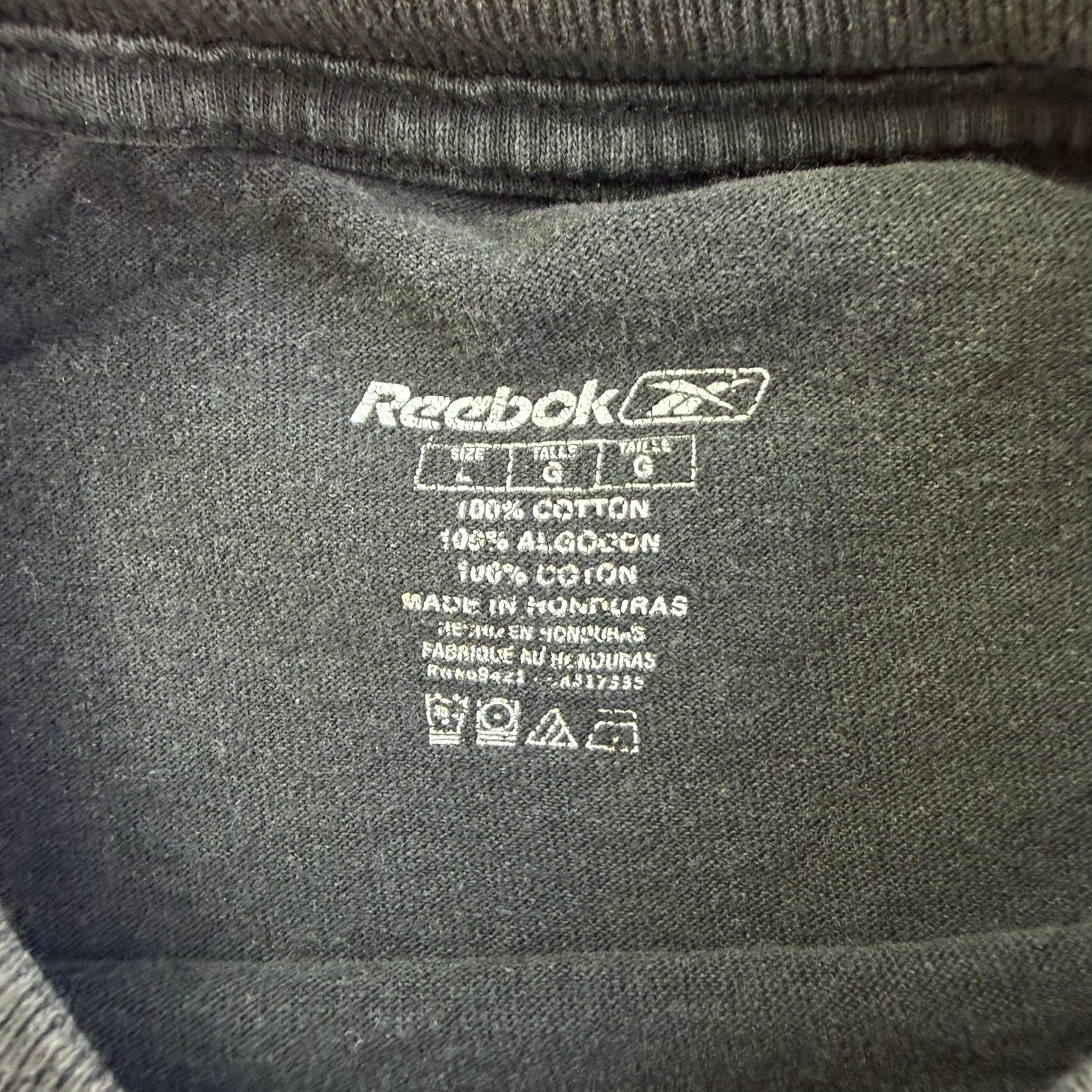 J- Vintage '08 NFL Super Bowl 43 Patriots Vs Giants Reebok Graphic Tee - L