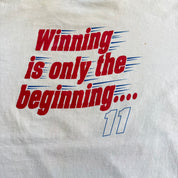 J- Vintage '92 Nascar Budweiser Racing Team Rock Tamer Made In USA  Single Stitch Tee - XL