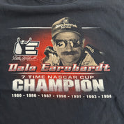 J- Vintage Nascar Dale Earnhardt 7 Times Nascar Cup Champion Graphic Tee - XL