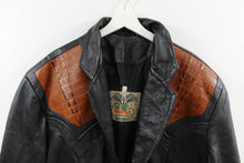 Load image into Gallery viewer, CC- Vintage Nopal Mexico Leather Jacket
