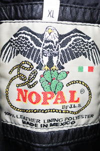 CC- Vintage Nopal Mexico Leather Jacket