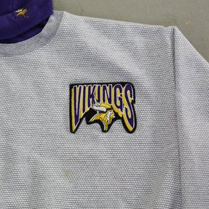 D- Vintage Minnesota Vikings NFL Majestic Turtle Crewneck