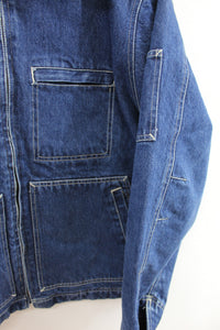 Vintage Gap 90s blanket lined Lined Denim Zip Up Jacket