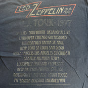 J- '11 Led Zeppelin Reprint 1977 Los Angeles Concert Zeppelin Graphic Tee - XL