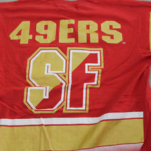 Load image into Gallery viewer, D- Vintage San Francisco 49ers NFL Salem Jumbo Print Logo &amp; Text Tee
