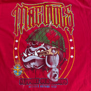 J- Mag Tools Support Our Troops Canadian Military & Dog Graphic Tee - XL