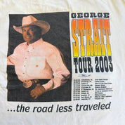 J- Vintage '03 George Strait The Roads Less Travelled Tour Picture Tee - XL