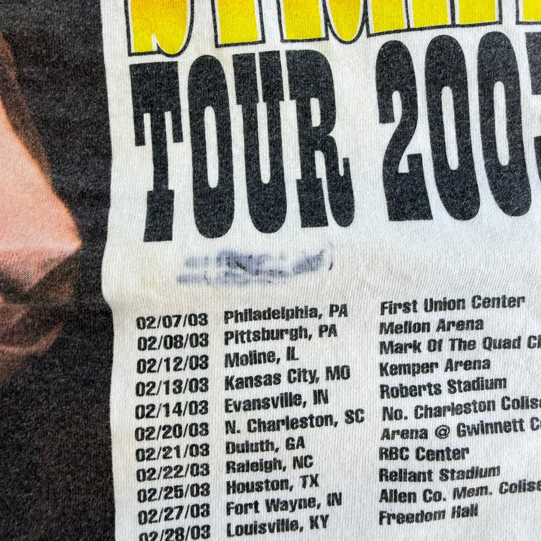 J- Vintage '03 George Strait The Roads Less Travelled Tour Picture Tee - XL