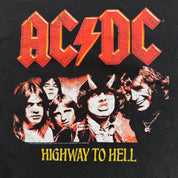 J- AC/DC Highway To Hell Picture & Text Graphic Tee - XL