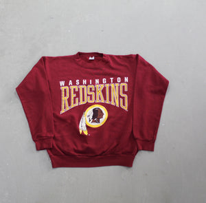 D- Vintage Washington Commanders NFL Text & Logo Crewneck