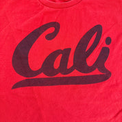 J- Vintage Stussy Cali Text Graphic Tee - M