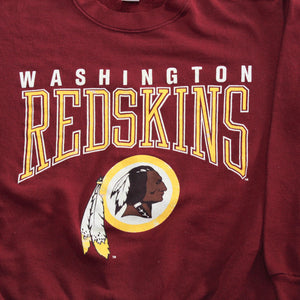 D- Vintage Washington Commanders NFL Text & Logo Crewneck