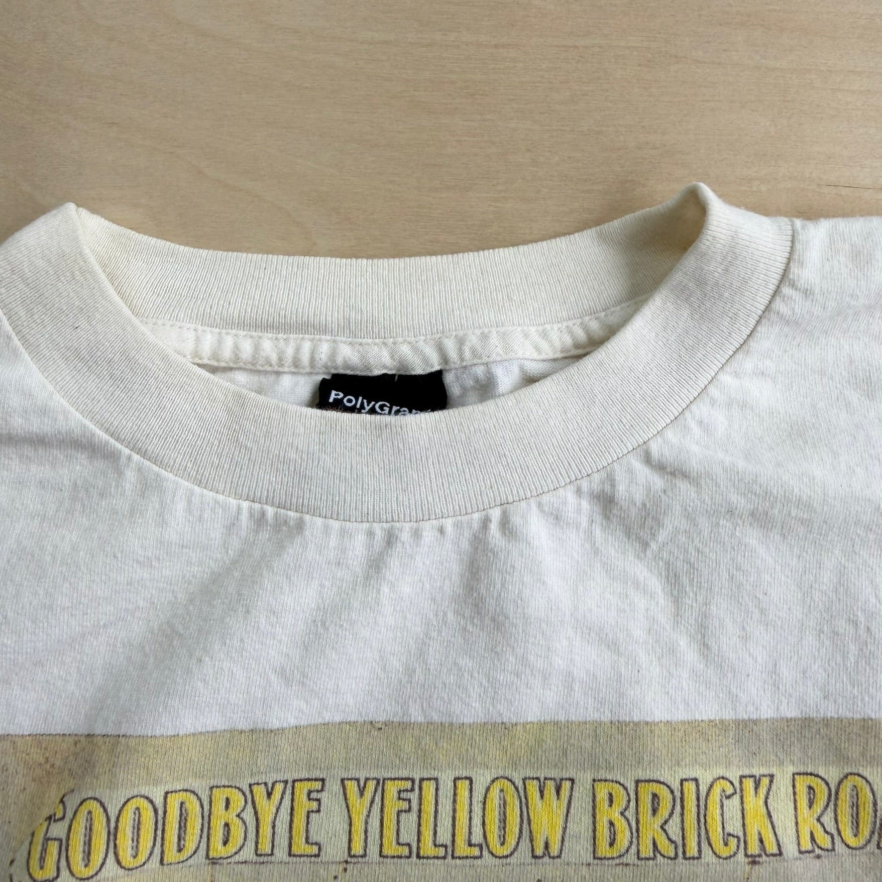 J- Vintage '97 Elton John Goodbye Yellow Brick Road Made In USA Tee - XL