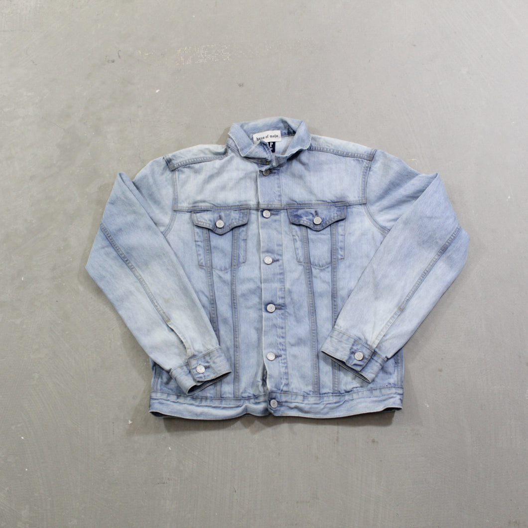 D- HOM Metallica Vertigo GAP Reworked Denim Jacket