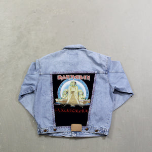 D- HOM Iron Maiden Power Slave Reworked Denim Jacket