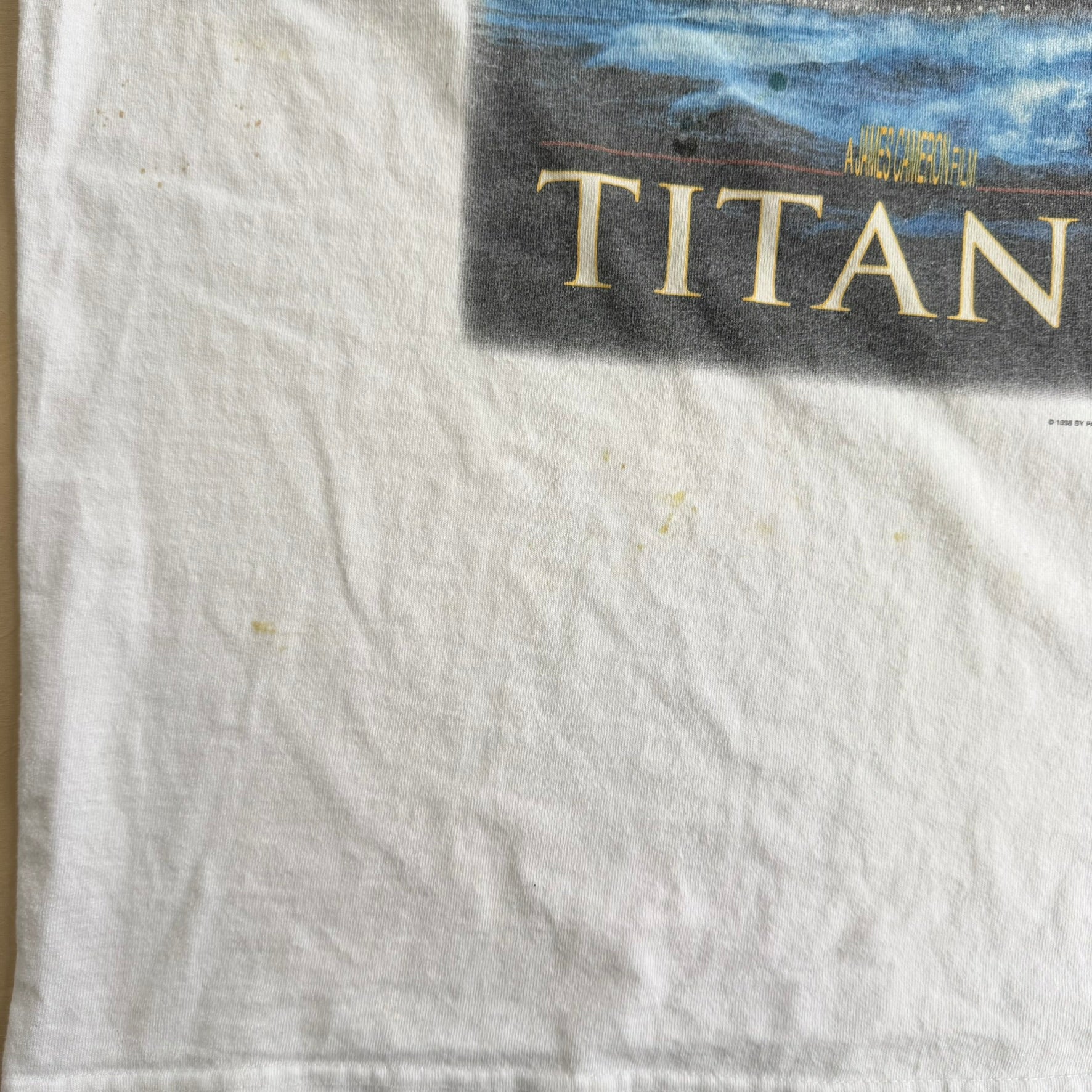 J- Vintage '98 The Titanic Movie Poster Tee - XL