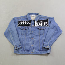 Load image into Gallery viewer, D- HOM The Beatles Abbey Road Reworked Denim Jacket
