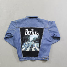 Load image into Gallery viewer, D- HOM The Beatles Abbey Road Reworked Denim Jacket
