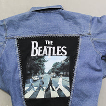 Load image into Gallery viewer, D- HOM The Beatles Abbey Road Reworked Denim Jacket
