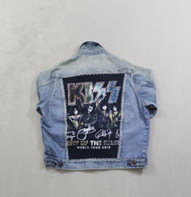 Load image into Gallery viewer, D- HOM KISS 2019 End Of The Road Tour Reworked Denim Jacket
