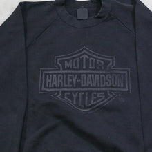 Load image into Gallery viewer, D- Vintage 1990 Harley Davidson 3D Emblem Wapello IA Crewneck
