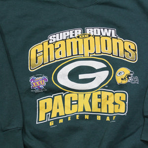 D- Vintage 1997 Green Bay Packers NFL Super Bowl31 Champs Crewneck