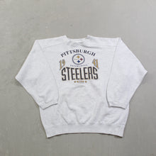 Load image into Gallery viewer, D- Vintage 1996 Pittsburgh Steelers NFL Text &amp; Logo Crewneck
